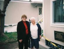 In addition to receiving assistance from the WMA Foundation, the Sigrist family presented Nancy with the key to her new home on March 9, 2007. 